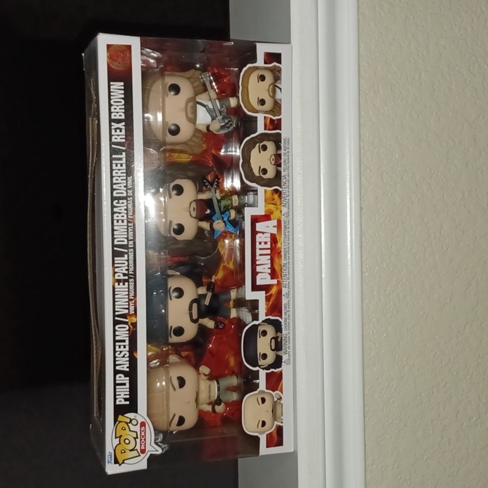 New funko pop rocks Pantera set of 4